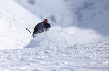 people skiing in the winter