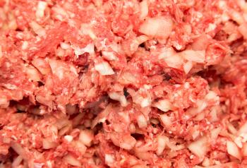 minced meat as a background