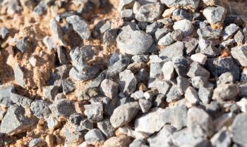 gravel with sand as background