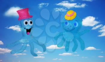 Octopus in the sky - kids toys