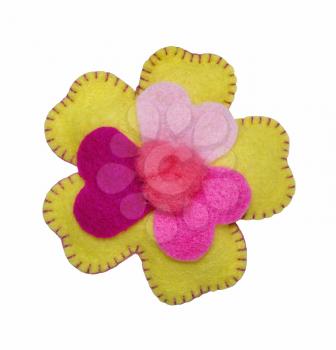 Handmade toy from felt - flower