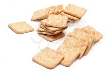 Royalty Free Photo of a Bunch of Crackers
