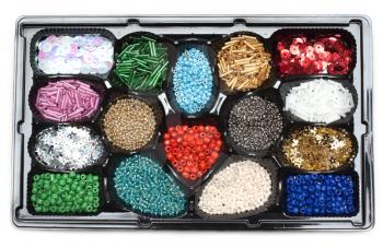 Royalty Free Photo of a Bunch of Beads