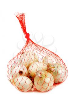 Royalty Free Photo of a Bag of Onions