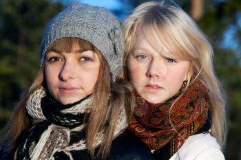 Royalty Free Photo of Two Young Women