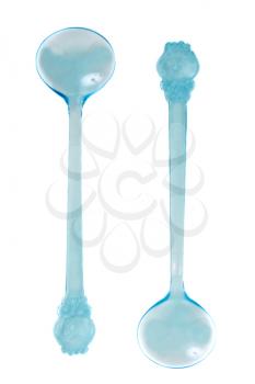 Royalty Free Photo of Plastic Spoons