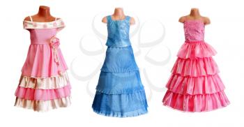 Royalty Free Photo of Three Dresses