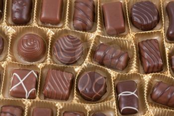 Royalty Free Photo of a Box of Chocolates