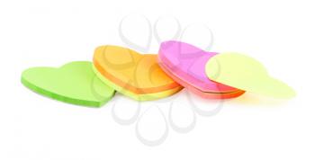 Royalty Free Photo of Heart Shaped Notes