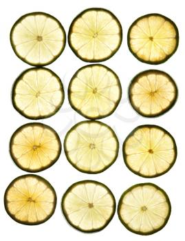Royalty Free Photo of Slices of Lime
