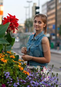 Royalty Free Photo of a Young Woman