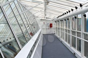 Royalty Free Photo of a Ship Corridor