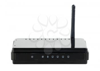 wifi access point is in the studio on a white background