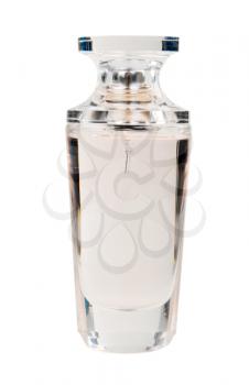 perfume bottle with a lid on a white background