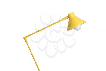 Royalty Free Photo of a Yellow Lamp