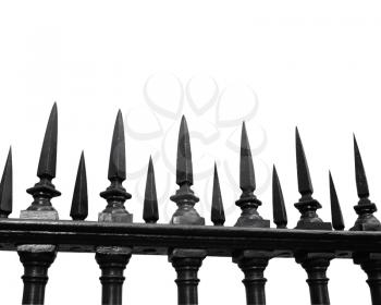 Royalty Free Photo of an Iron Fence