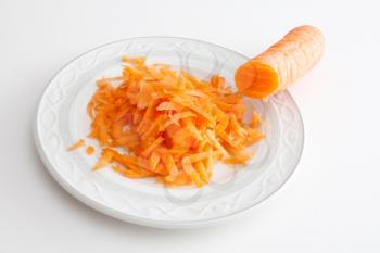 Royalty Free Photo of Grated Carrot