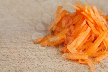 Royalty Free Photo of a Grated Carrot