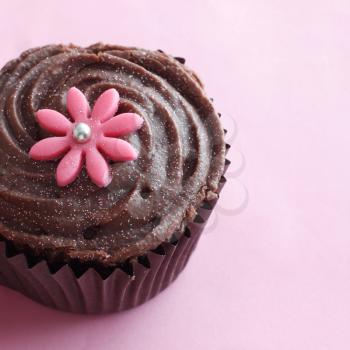 Royalty Free Photo of a Chocolate Cupcake