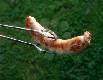 Royalty Free Photo of a Grilled Sausage