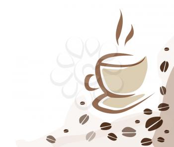 Royalty Free Photo of an Illustration of a Coffee Cup