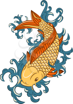 Royalty Free Clipart Image of a Fish