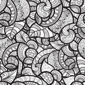 Royalty Free Clipart Image of a Seamless Pattern
