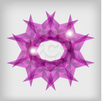 Royalty Free Clipart Image of a Cluster of Stars