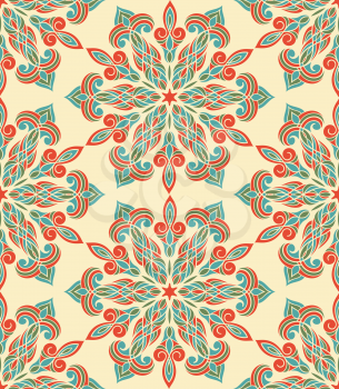 Vector Seamless Floral Pattern, fully editable eps 10 file with clipping masks and seamless pattern in swatch menu