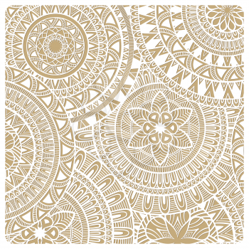 Vector  Hand Drawn Doodle Lacy Pattern