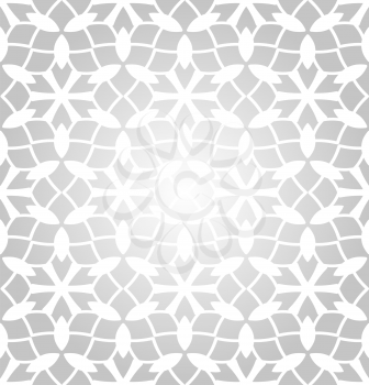 Vector Seamless Pattern with winter snowflakes