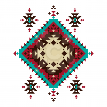 Vector Mexican Background. Ethnic Pattern. 