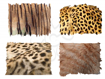 Royalty Free Clipart Image of Feline Fur