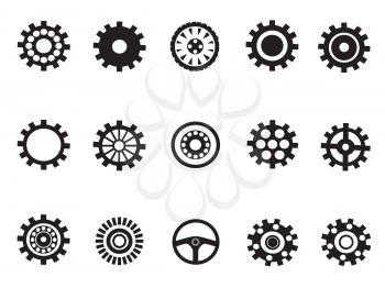 Royalty Free Clipart Image of Machine Gears