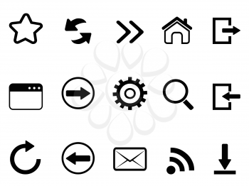 isolated web browser tools icon on white background 	