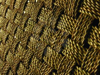 Royalty Free Photo of a Basket Weave Background
