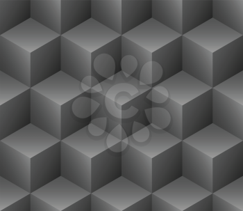Royalty Free Clipart Image of a Cube Background