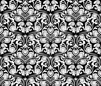 Royalty Free Clipart Image of a Victorian Pattern