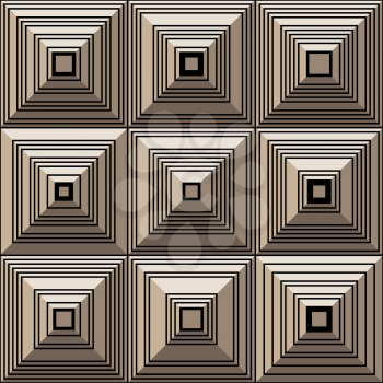 Royalty Free Clipart Image of a Background of Squares