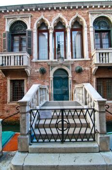 Venice Italy unusual pittoresque view of the  most touristic place in the world still can find some secret hidden spot