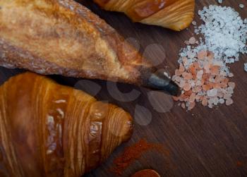 French fresh croissants and artisan baguette tradition