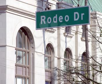 Royalty Free Photo of Rodeo Drive in Beverly Hills