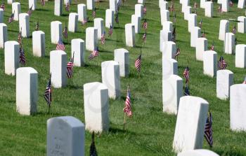 Royalty Free Photo of Fort Rosecrans National Cemetery