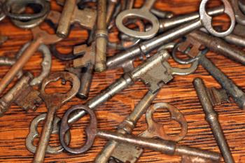 Royalty Free Photo of Antique Skeleton Keys