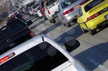 Royalty Free Photo of Cars in a Traffic Jam