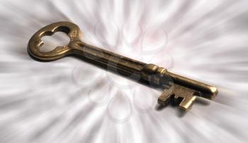 Royalty Free Photo of a Skeleton Key
