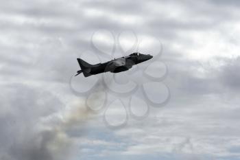 Royalty Free Photo of a Harrier Jump Jet