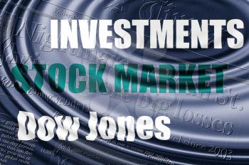 Royalty Free Photo of Stock Market Ripples