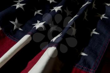 Royalty Free Photo of an American Flag Background