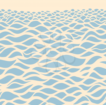 Royalty Free Clipart Image of a Wave Background